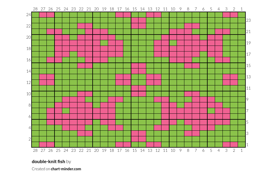 double-knit fish