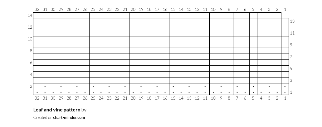 Leaf and vine pattern