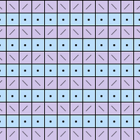 Waffle Twist Allover Pattern