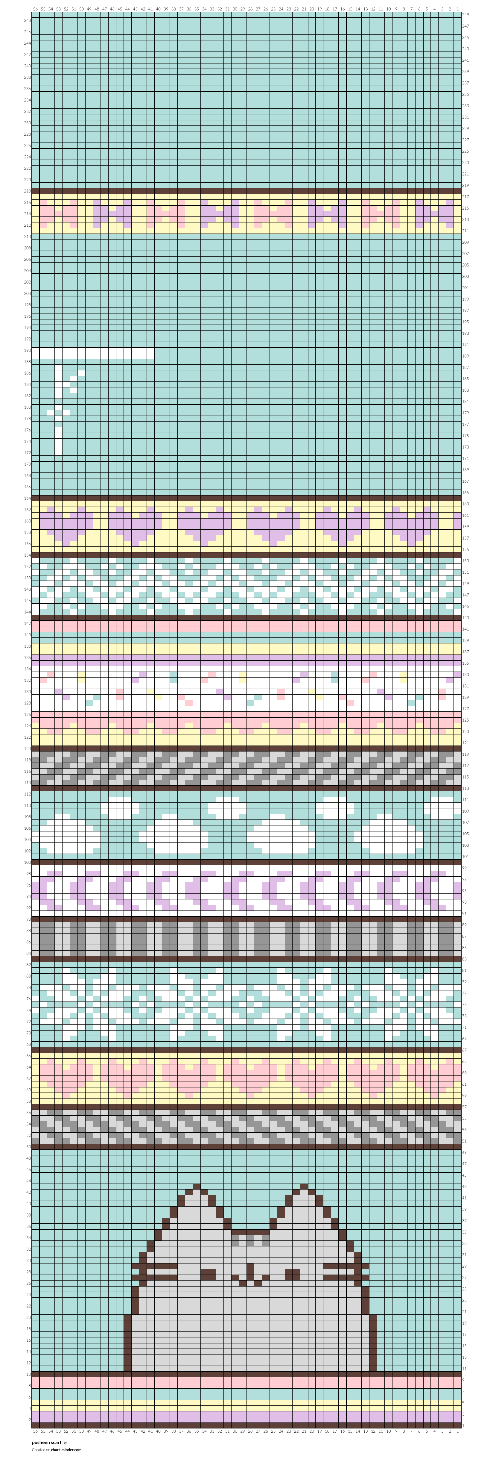 pusheen scarf