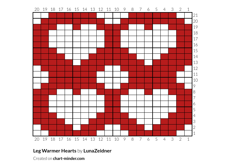Leg Warmer Hearts