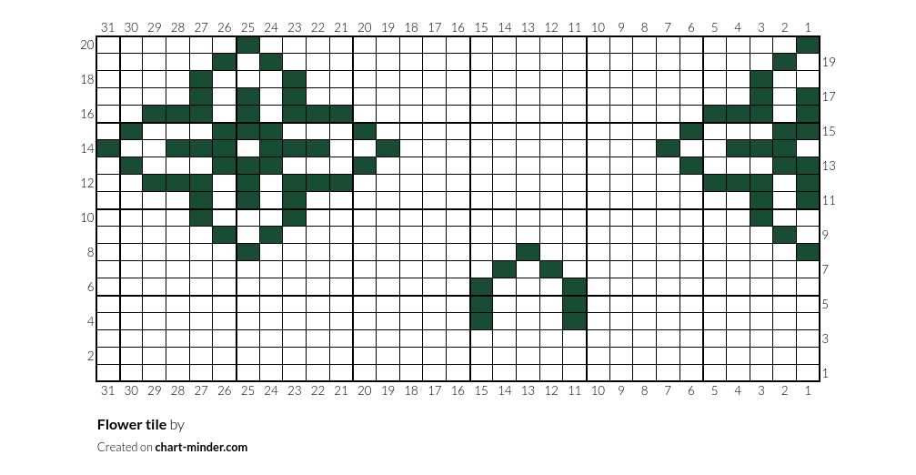 Flower tile