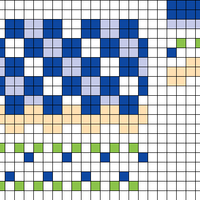 blueberry picnic sock pattern