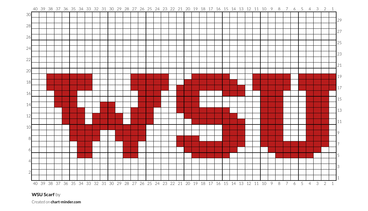 WSU Scarf