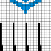 Color Work Sweater Yoke template