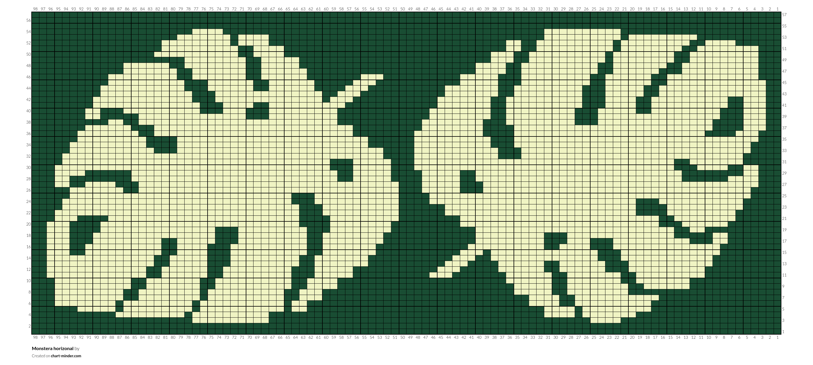 Monstera horizonal