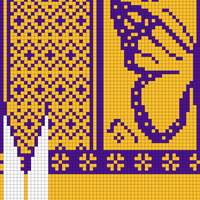 Butterfly Mittens Left