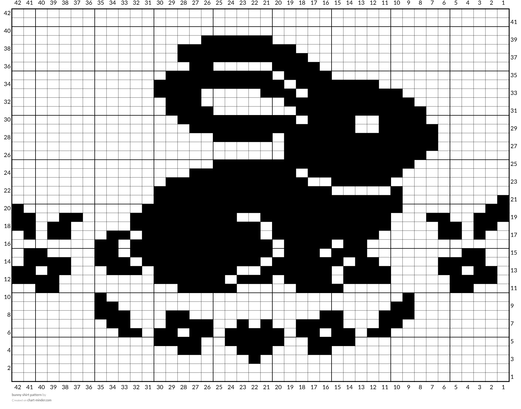 bunny shirt pattern 