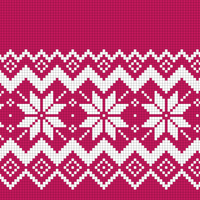 Fair isle pillow design