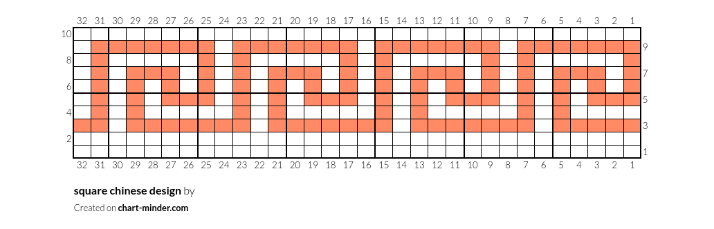 square chinese design
