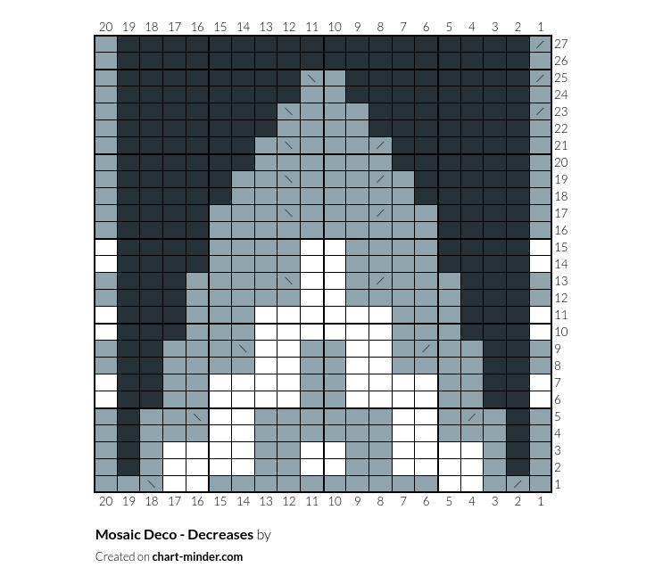 Mosaic Deco - Decreases