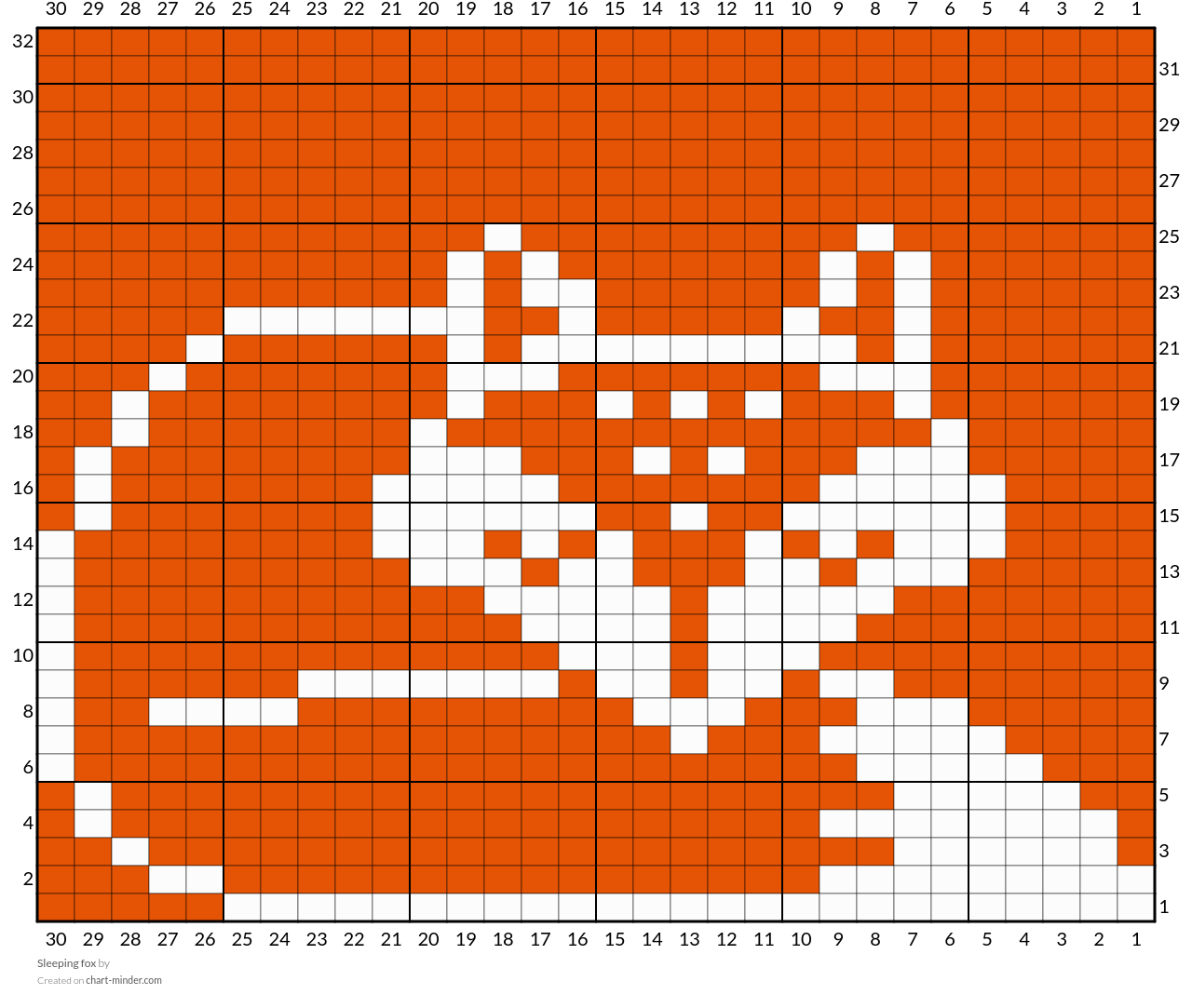 Sleeping fox