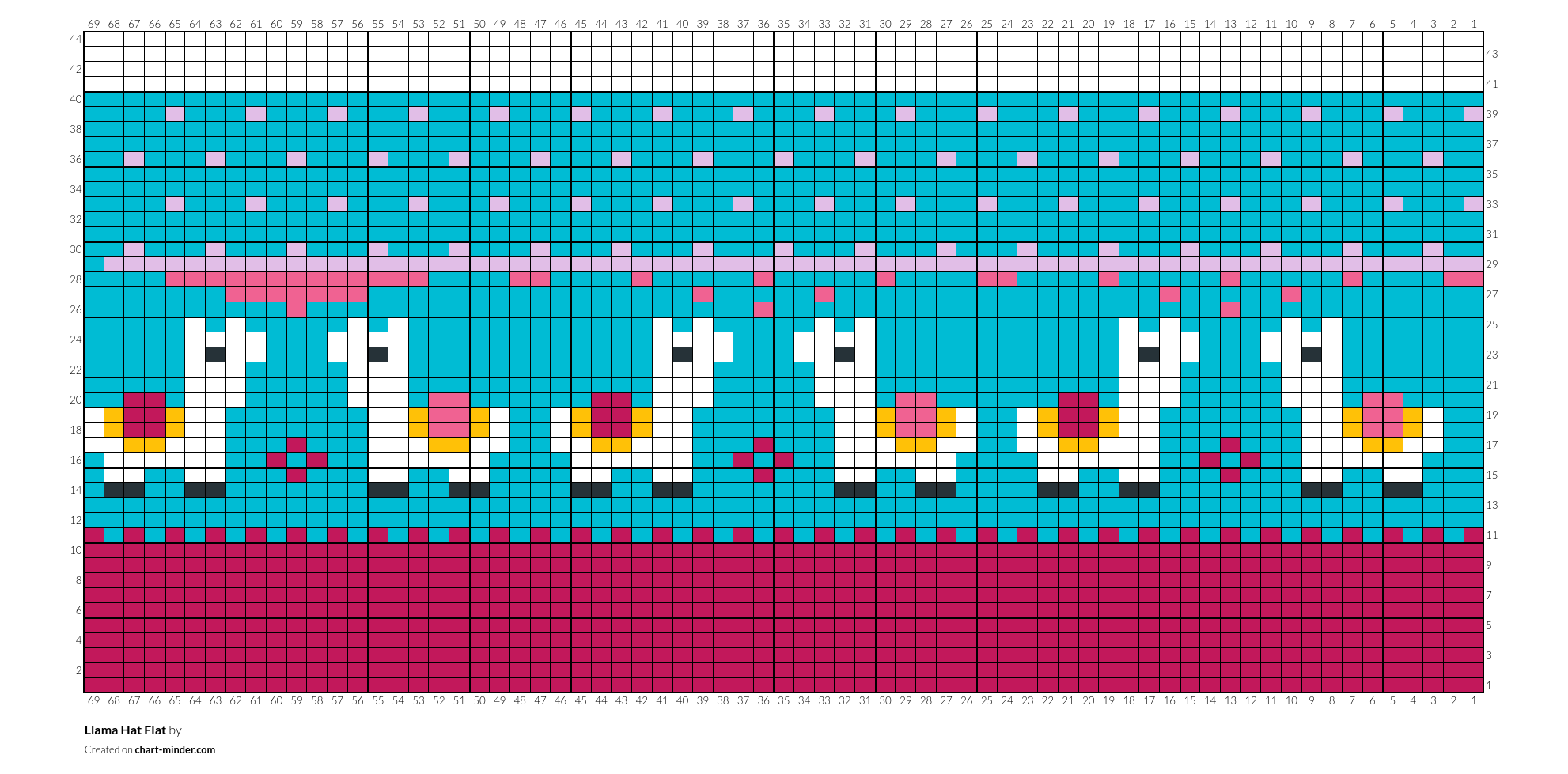 Llama Hat Flat