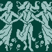 Copy of 3 nymphs (100 stitches)