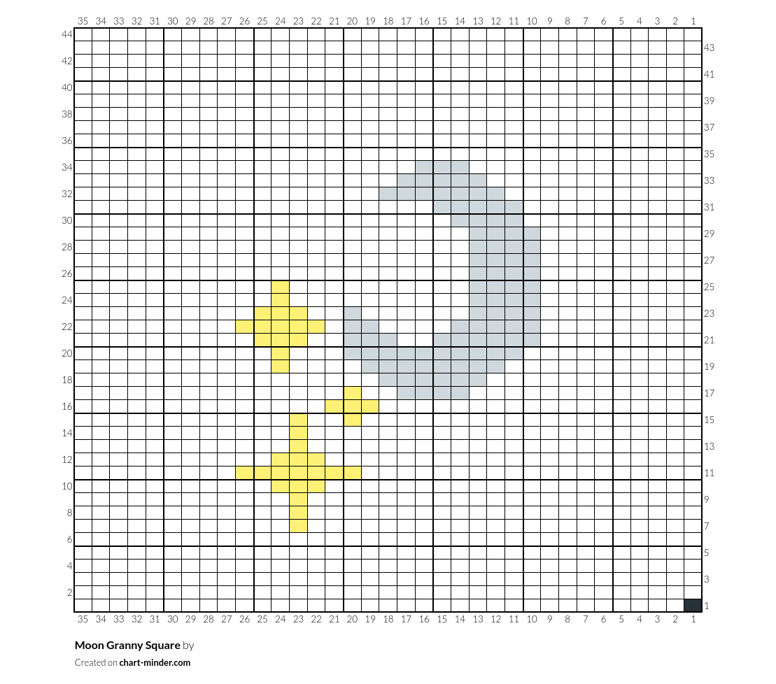 Moon Granny Square