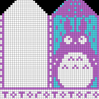 Totoro Mittens Right Hand