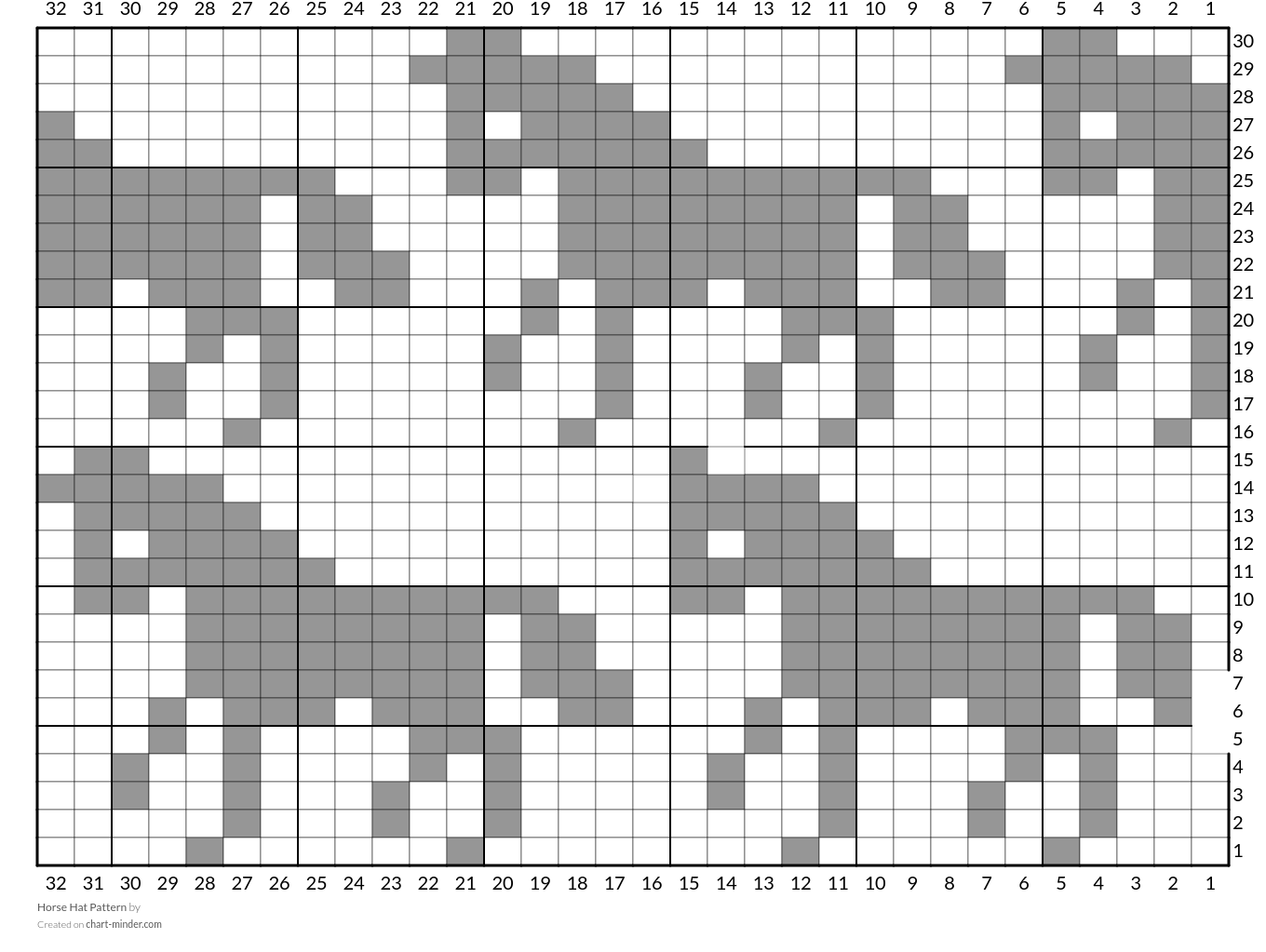 Horse Hat Pattern