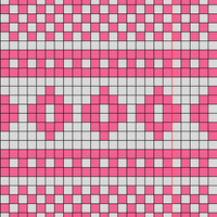 STRANDED SOCK Chart Leg Stitches 