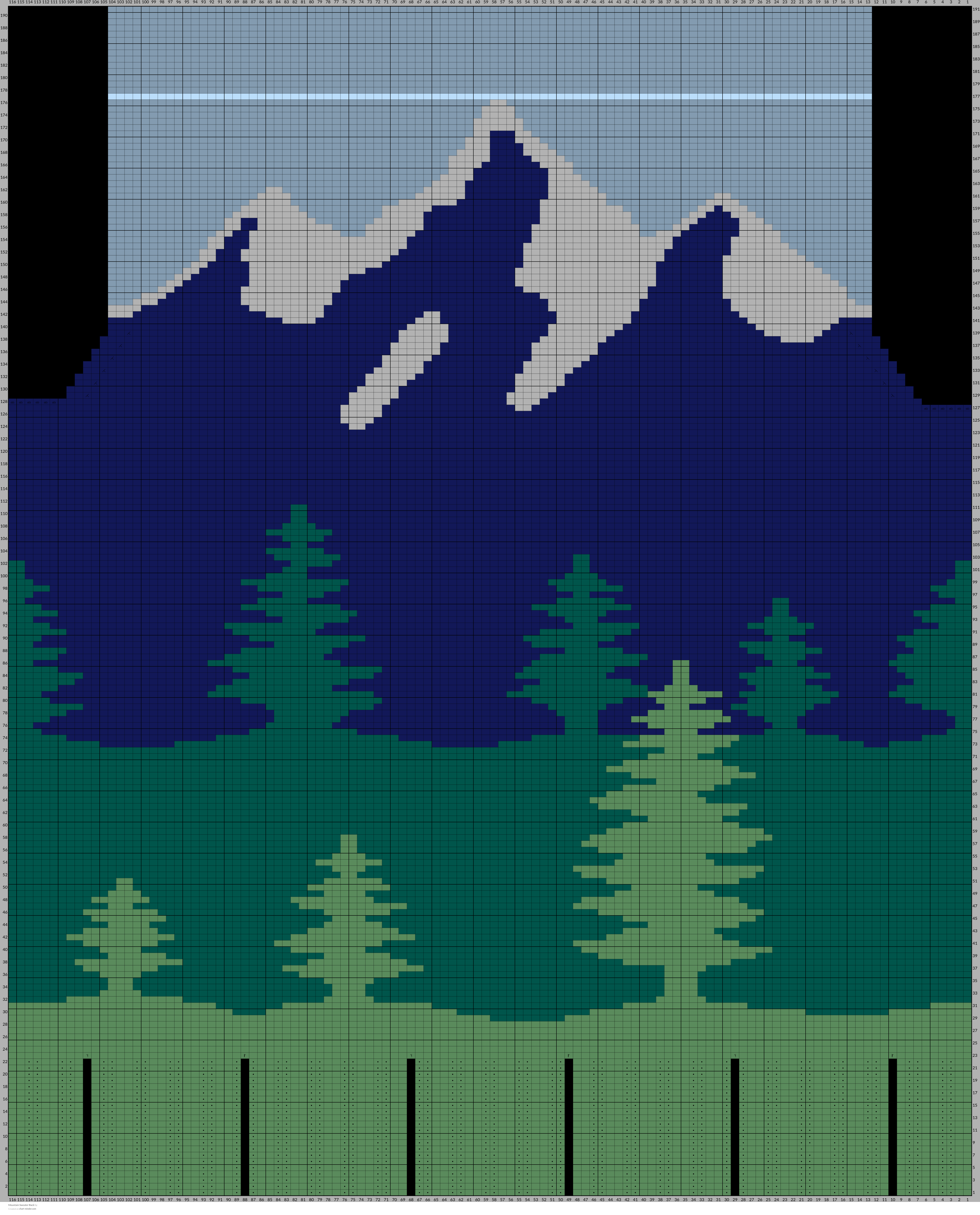 Mountain Sweater Back