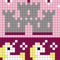 Unicorn Infinity Cowl Doodle Style