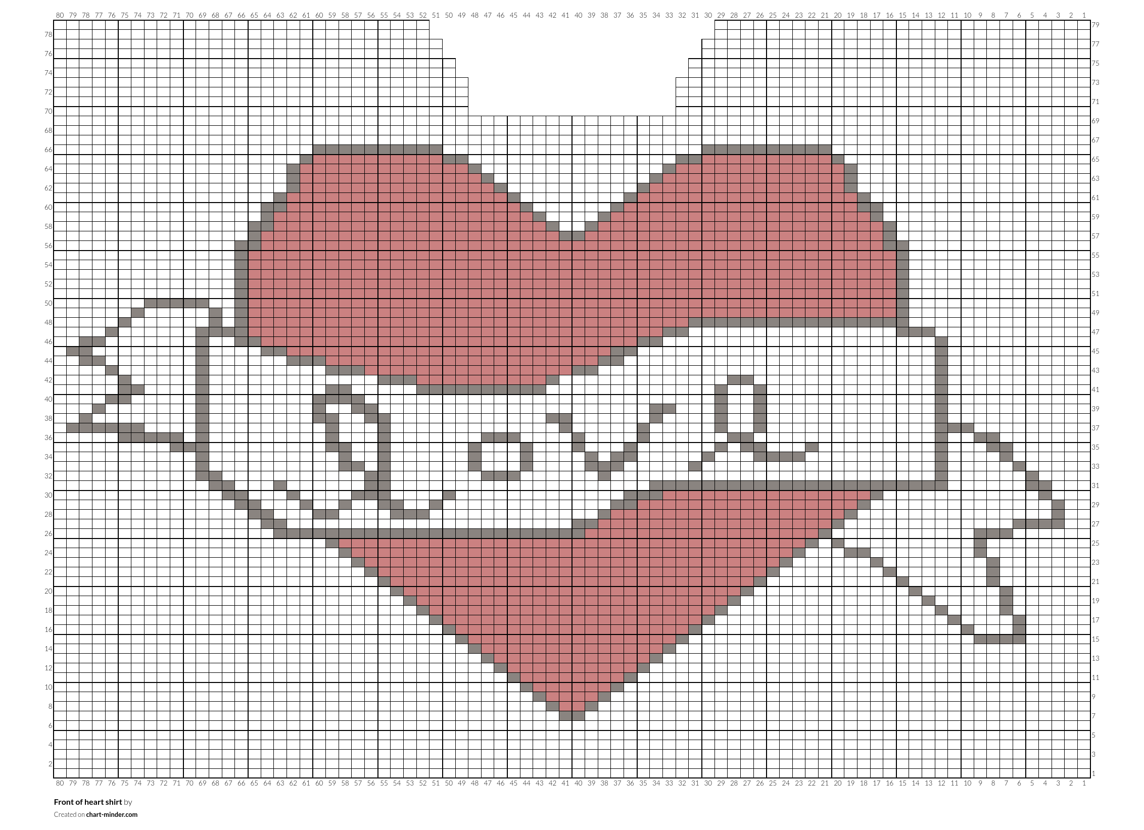 Front of heart shirt