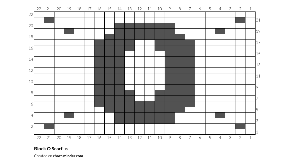 Block O Scarf