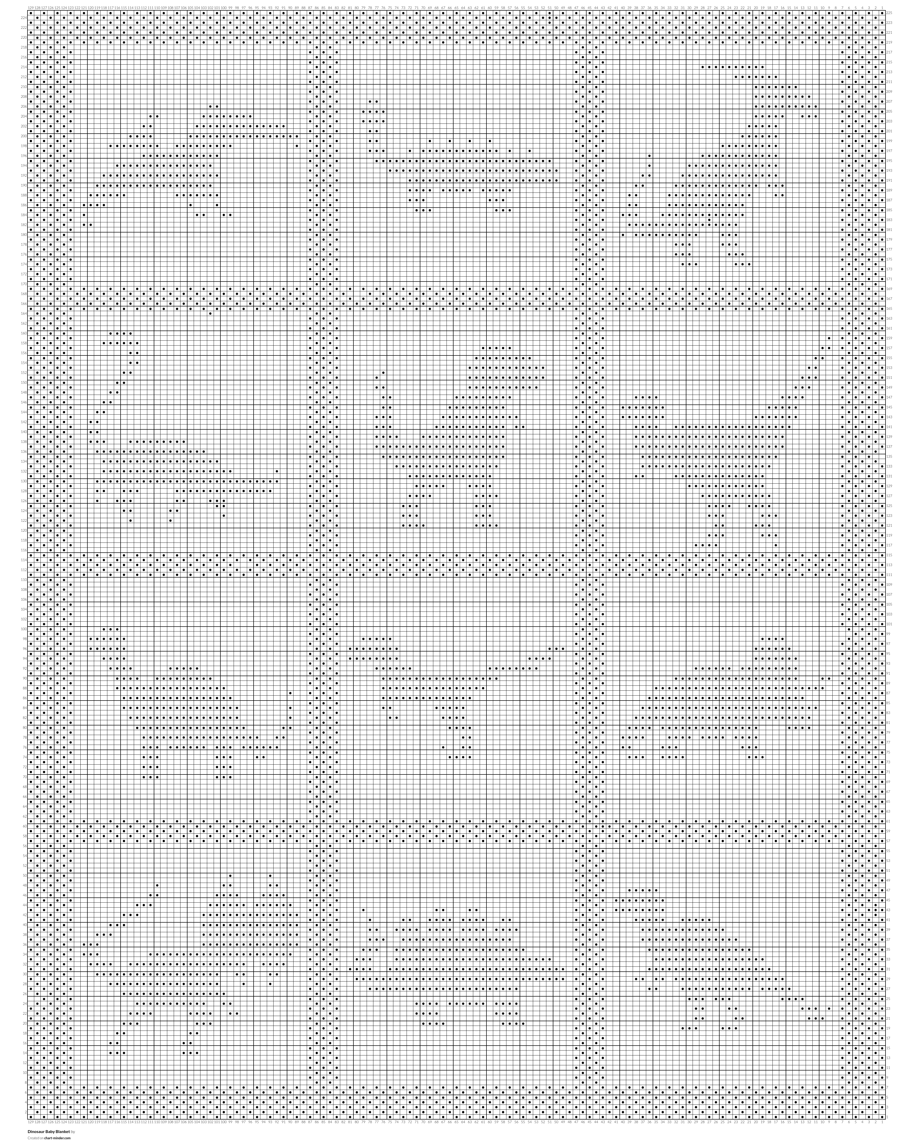 Dinosaur Baby Blanket