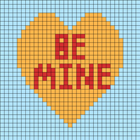 Be Mine Candy Heart