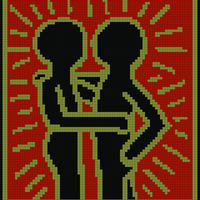 Keith Haring 1982 | for Crochet Tapestry