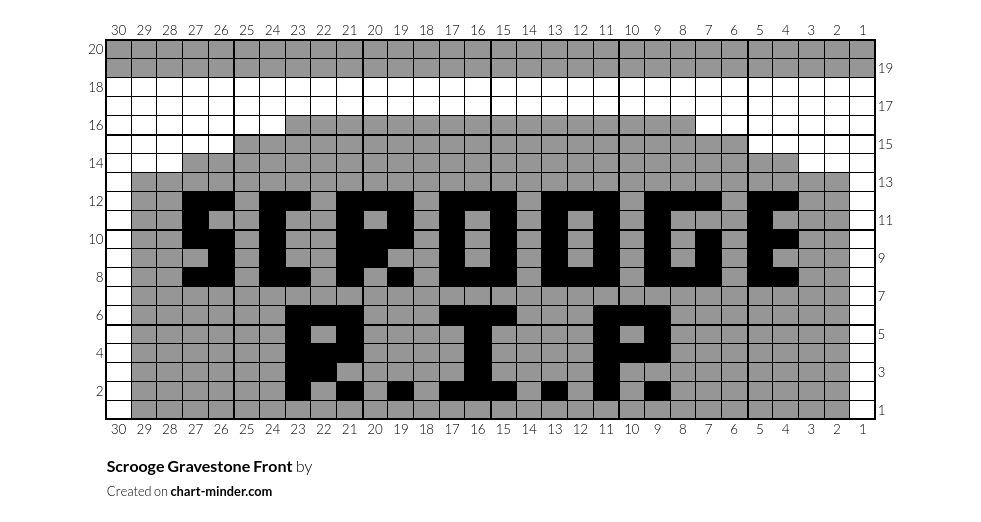 Scrooge Gravestone Front