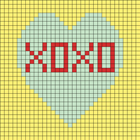 XOXO Candy Heart