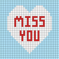 Miss You Candy Heart