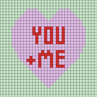 You + Me Candy Heart