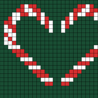 candy cane gaps on bottom and top