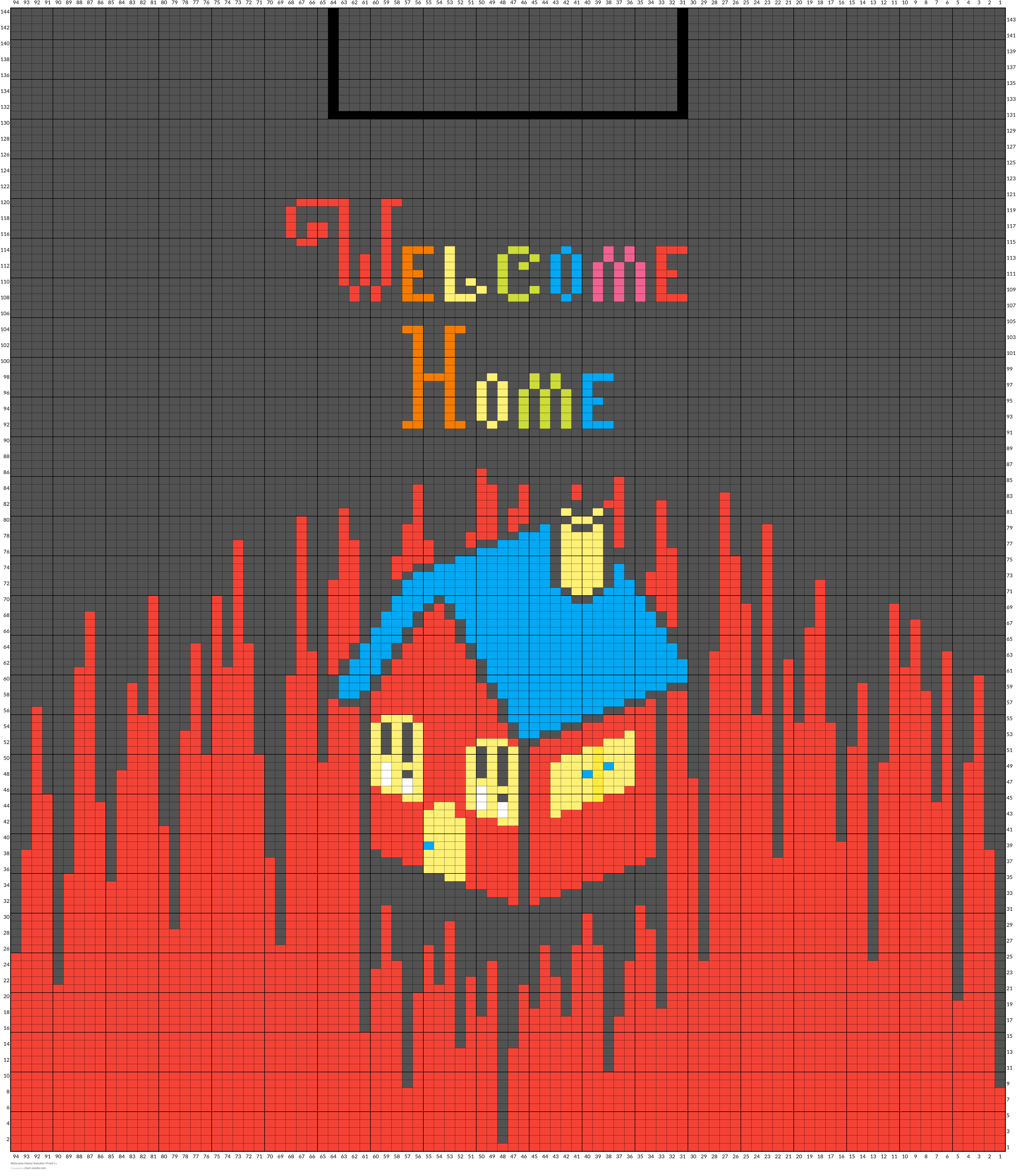 Welcome Home Sweater Front