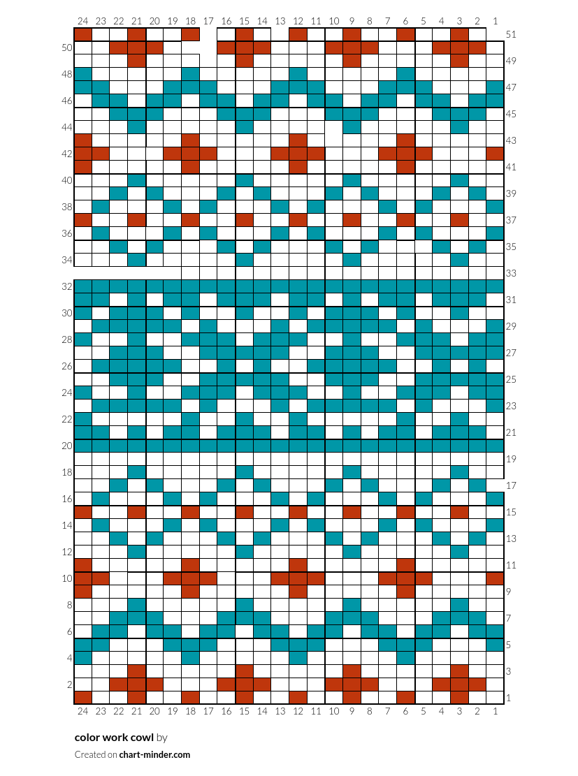 color work cowl