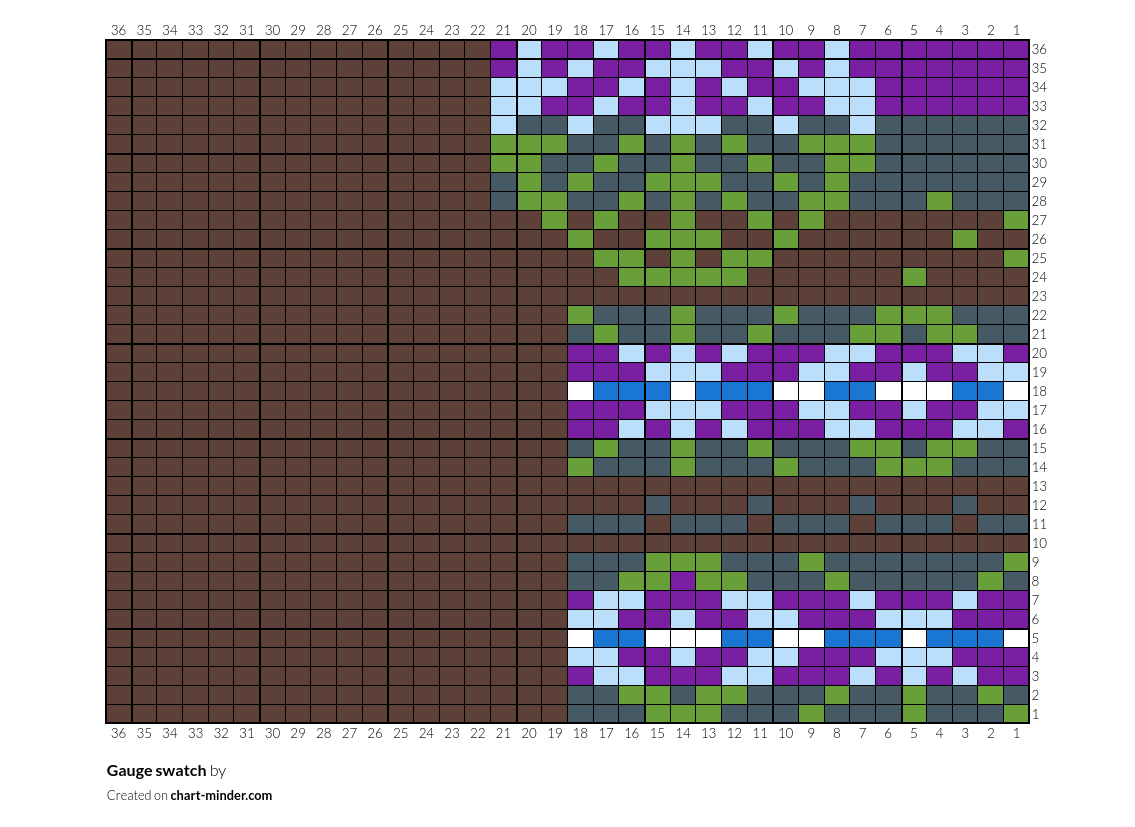 Gauge swatch