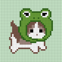 Copy of cat with frog hat