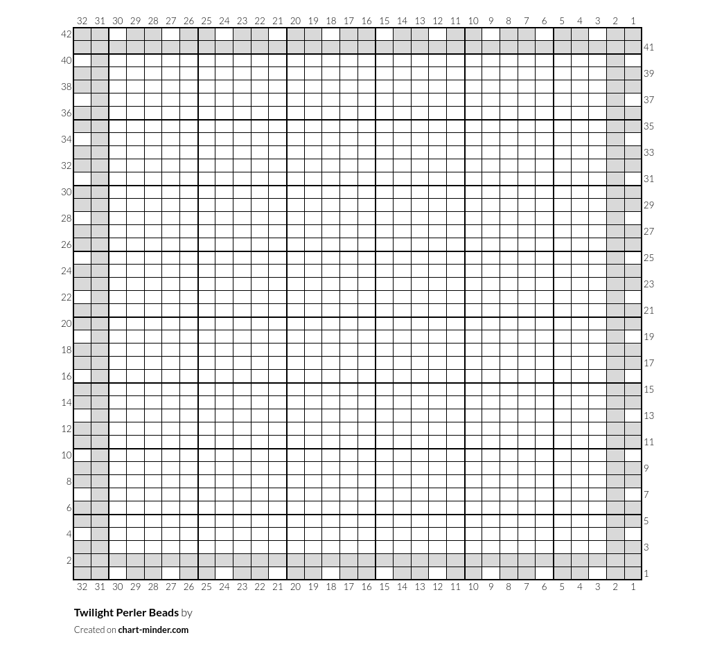 Twilight Perler Beads