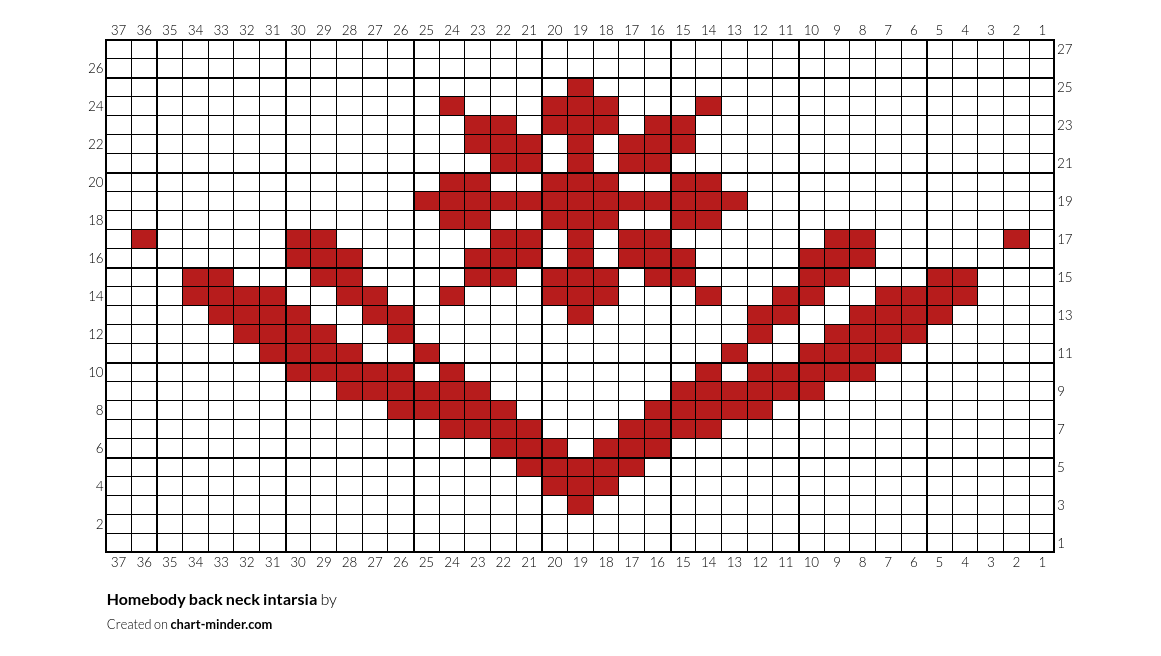Homebody back neck intarsia