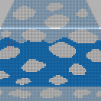 Cloud shrug back panel 