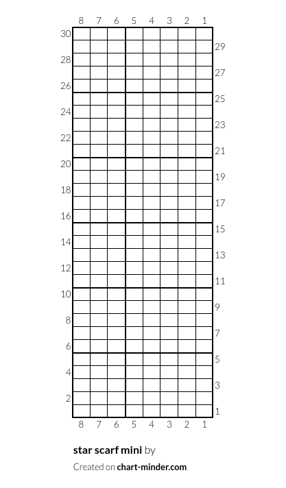 star scarf mini