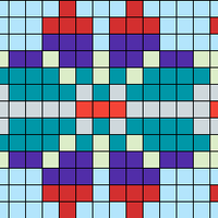 Copy of hat flower pattern