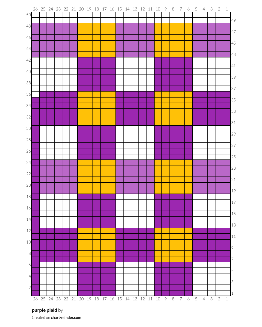 purple plaid