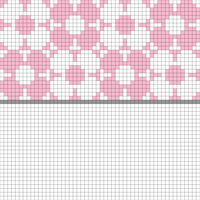 Mod flower pattern