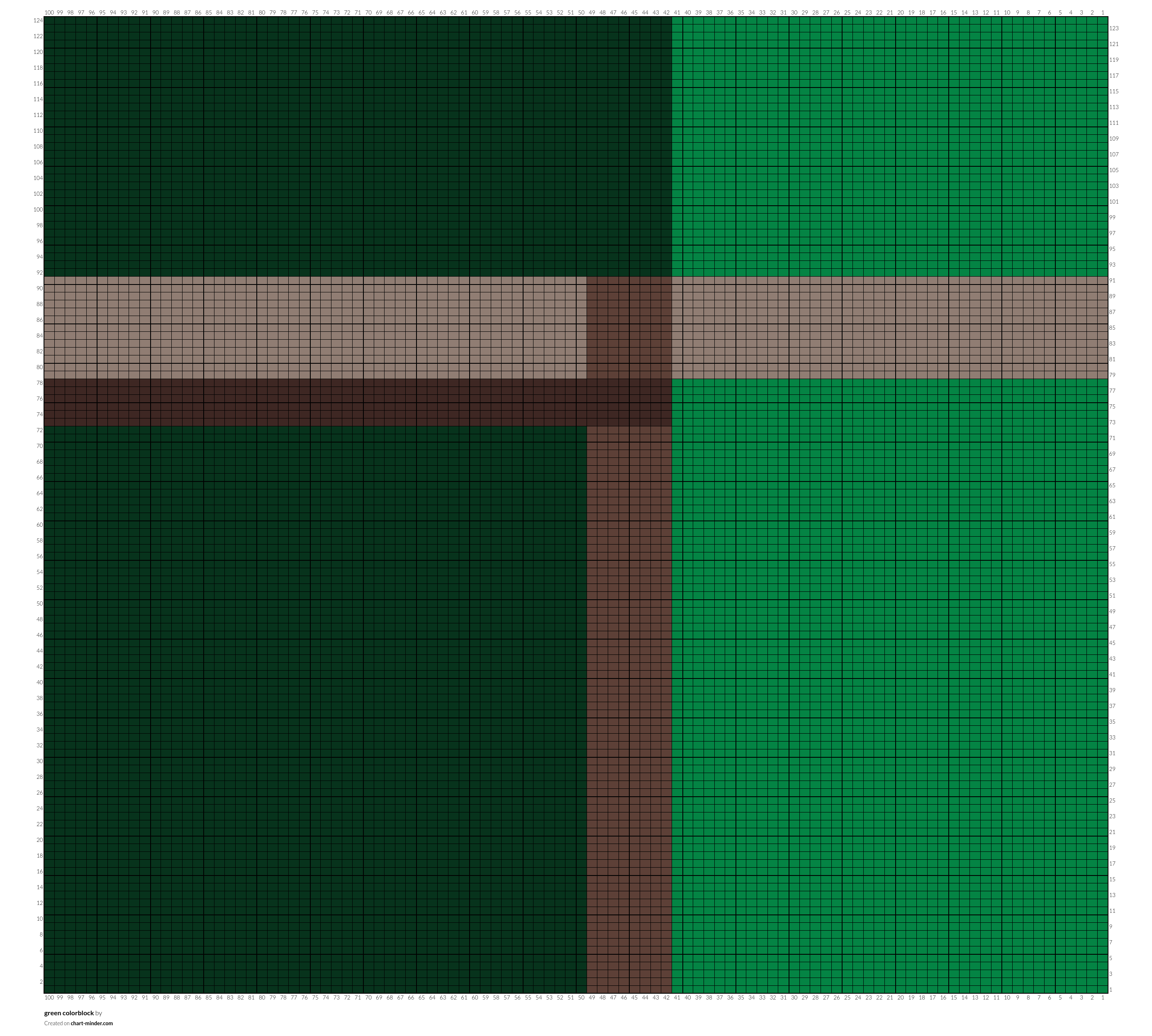 green colorblock