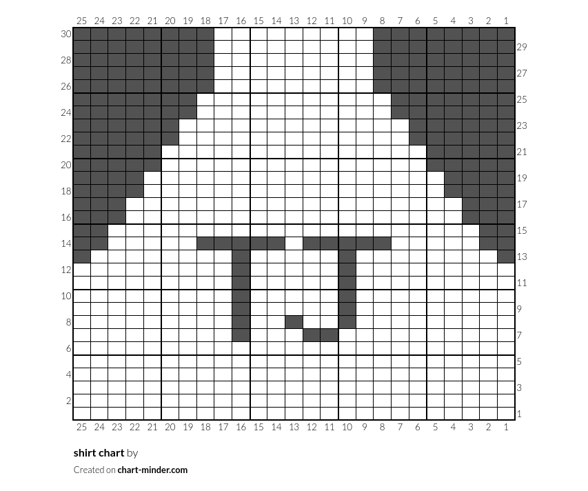 shirt chart