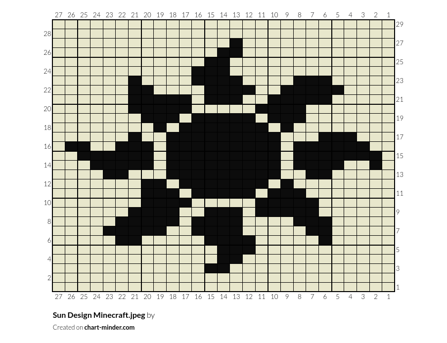 Sun Design Minecraft.jpeg by Guadalupe | Chart Minder