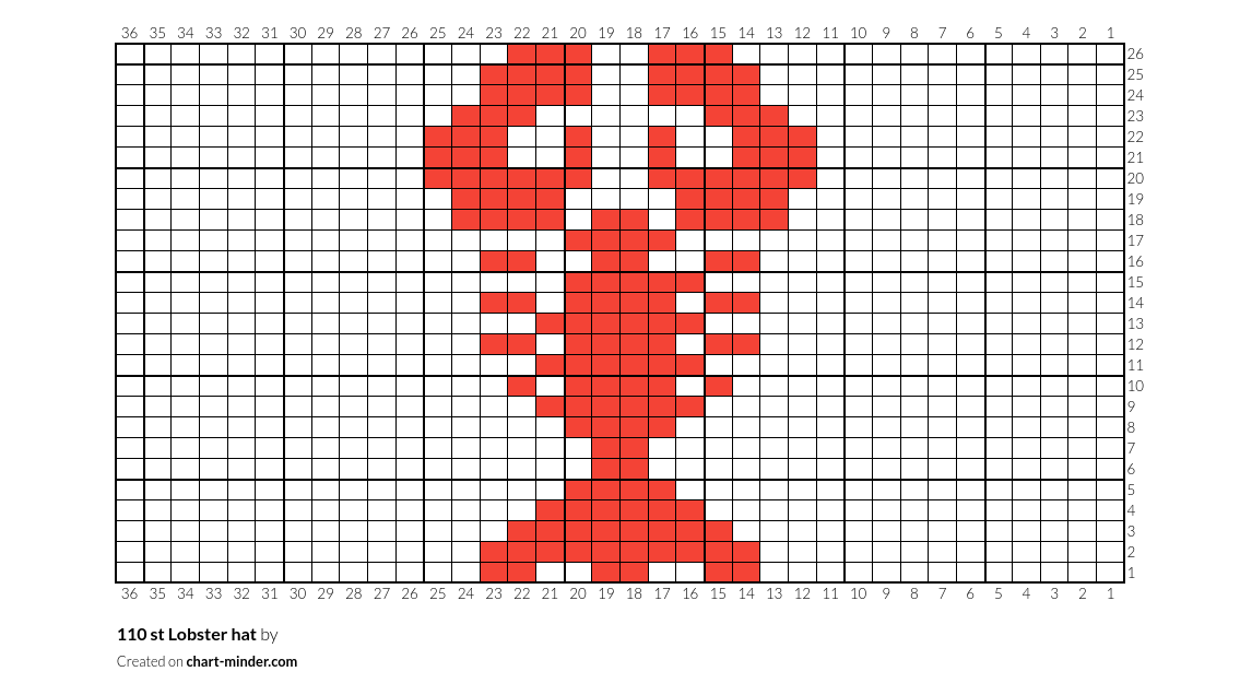 110 st Lobster hat