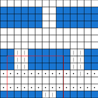 Broken Stripe Sock Mini